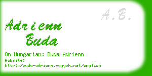 adrienn buda business card